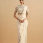 pre draped saree style