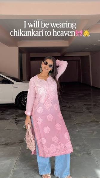 What to Wear Under Sheer Chikankari Kurti