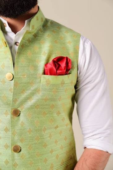 Nehru jacket with kurta pajama colour combination