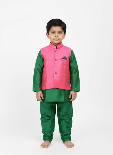 boys kurta pajama size guide